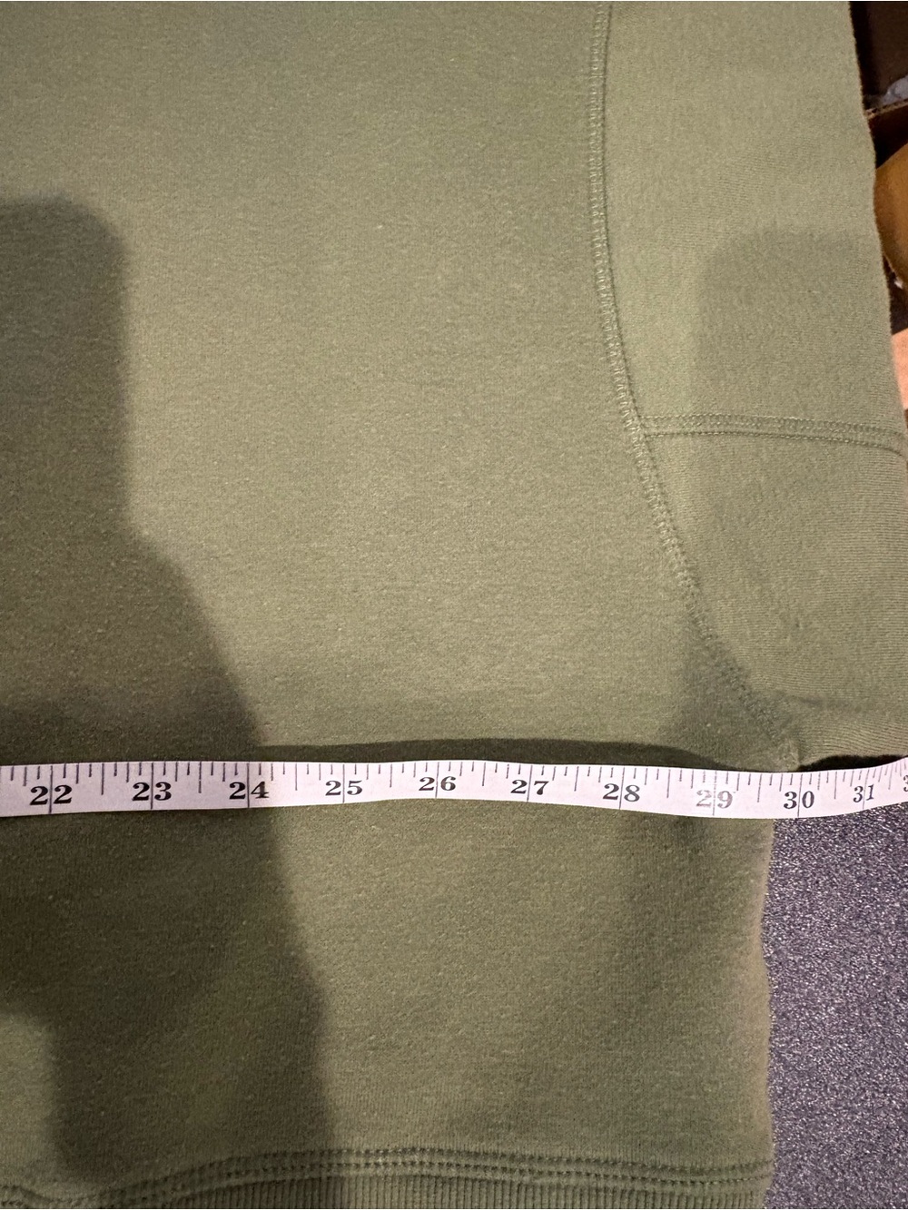 Zenana Olive cropped Crewneck womens Sweatshirt - Picture 5 of 8